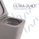 Унітаз підвісний Tern Ultra Quiet 490&times;365&times;325 мм, Stone Grey, з сидінням Slim Duroplast / Soft-close / Quick Release QT17332303ASSG Qtap SD00054289 фото 5