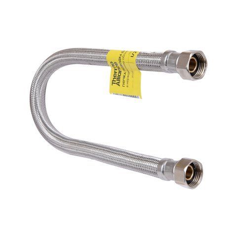 Шланг для води Thermo Alliance Forte D10 (посилений) 50 см, нерж. оплетення 1/2"x1/2" ВВ TAF384W50 SD00054004 фото