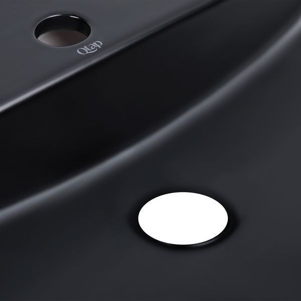 Раковина-чаша Qtap Scorpio 600х400х120 Matt black QT142203MBMBN SD00052916 фото